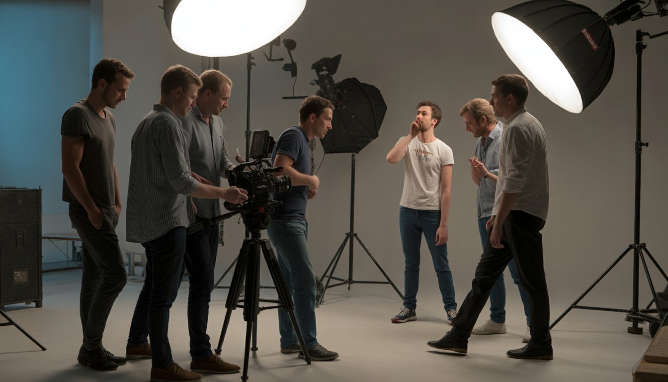 Entreprise prestation tournage studio professionnelle - Équipement et processus de production vidéo 2025
